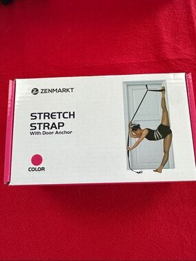 Zenmarkt Stretch Strap with Door Anchor - Pink NWT